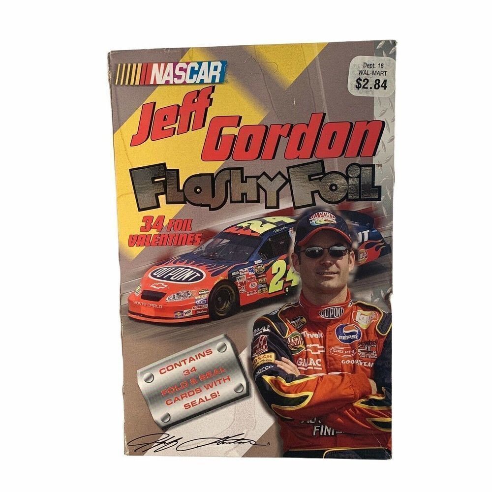 Jeff Gordon Nascar Valentines Vintage Y2K 2004 New